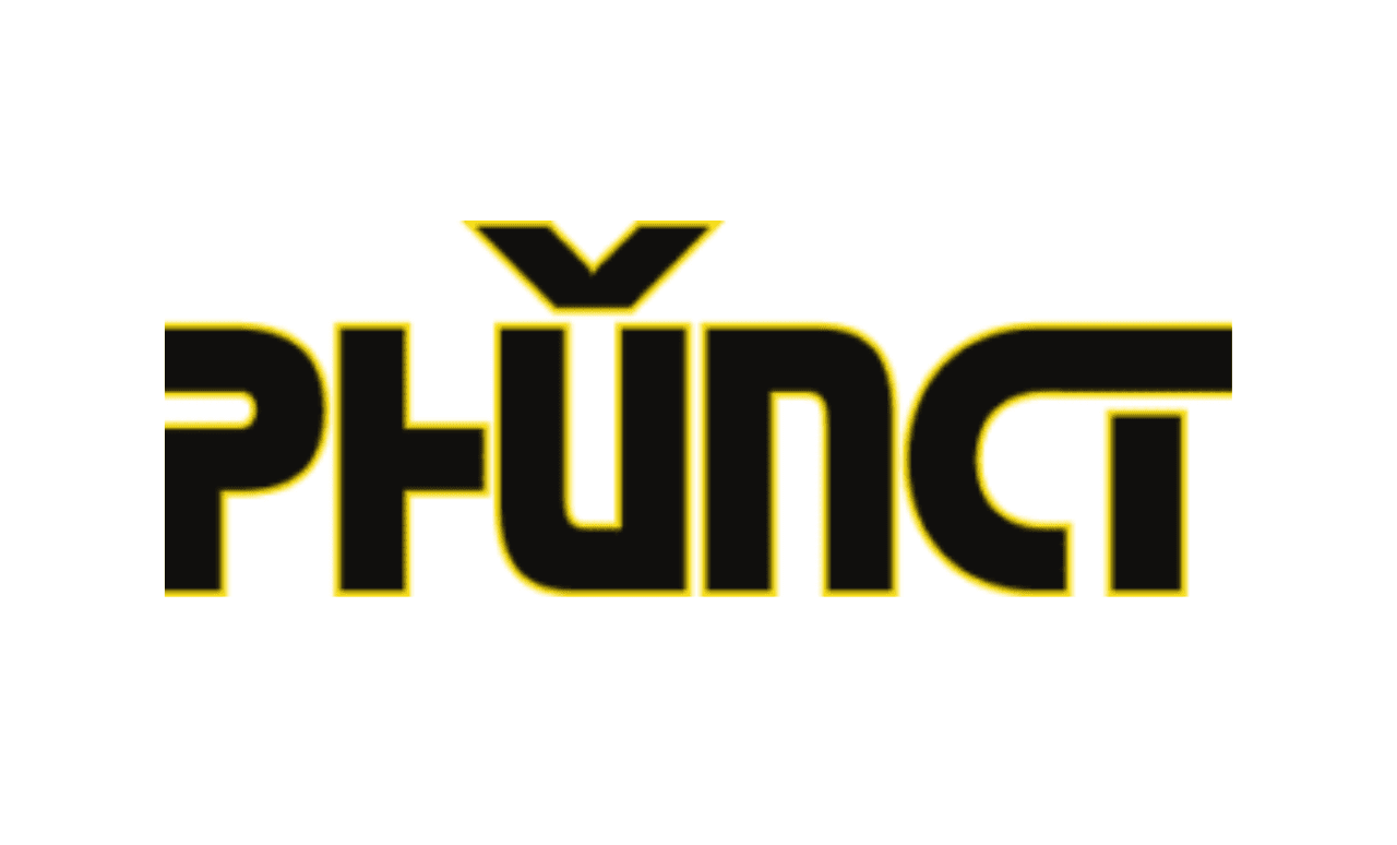 Stylized black and yellow PHUNG logo