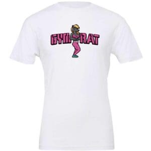 LADY GYM RAT, WHITE (S,M,L,XL)